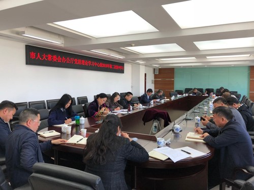 办公厅党组中心组理论学习 (1)